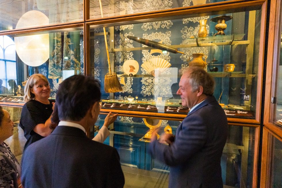 The Chairman was treated to a memorable tour of the SieboldHuis in Leiden, which is a museum showcasing Japanese artifacts collected by physician Philipp Franz von Siebold.