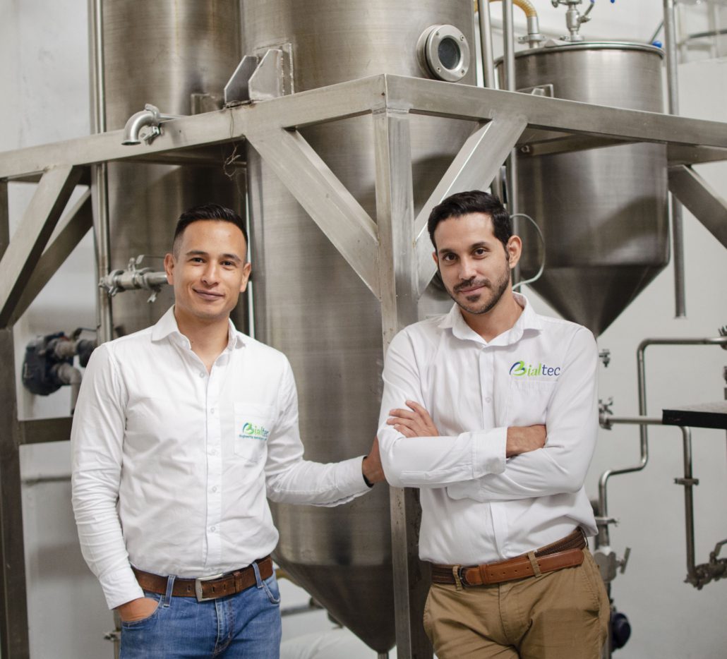 Mauricio Agudelo (CEO) and Jorge Darío Rueda (COO) at Bialtec.