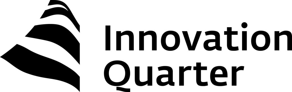 Zwart logo IQ