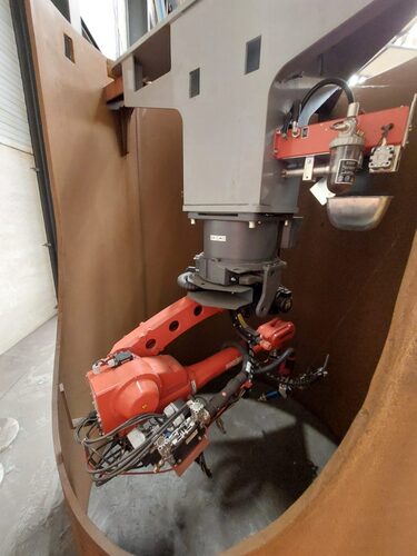 De VandeGrijp las- en snijrobot.