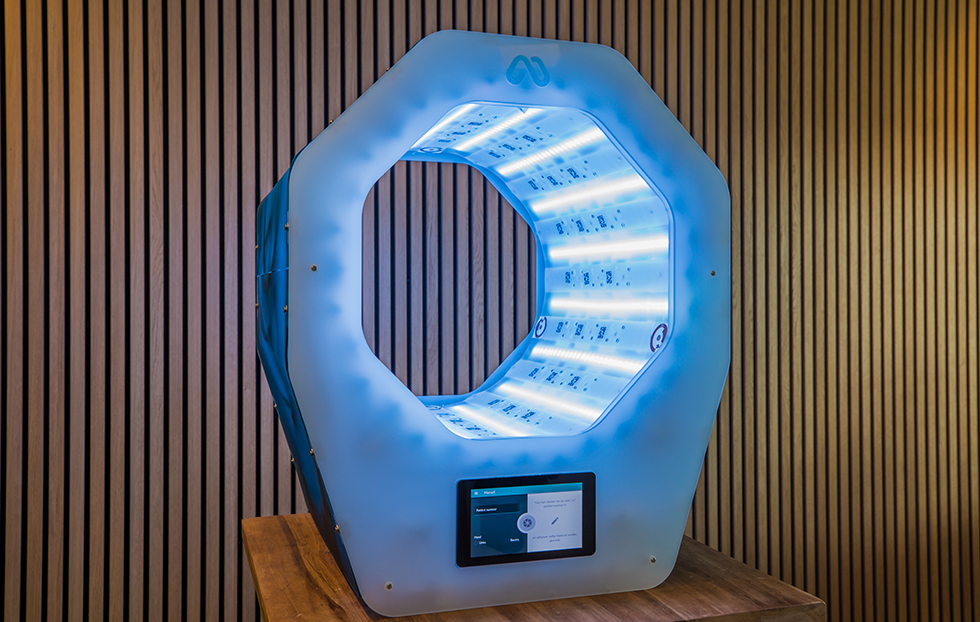 Een foto van de scantechnologie van Manometric.