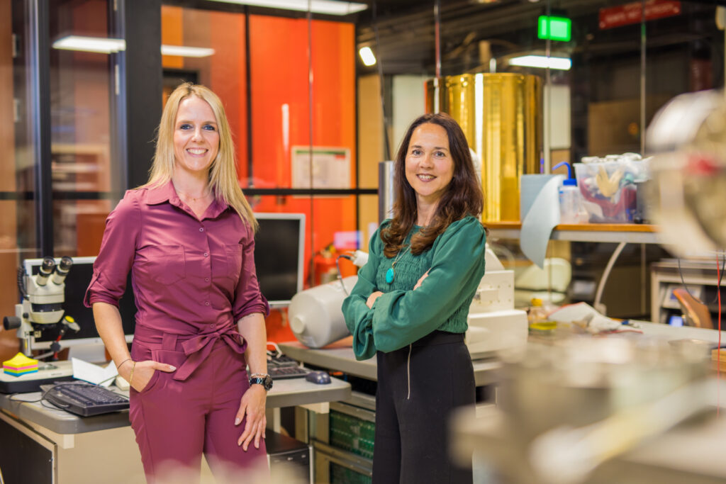 Josepha van Kollenburg, programmamanager (links) en Jacqueline Schardijn, Business Developer Digitale Technologie (rechts).