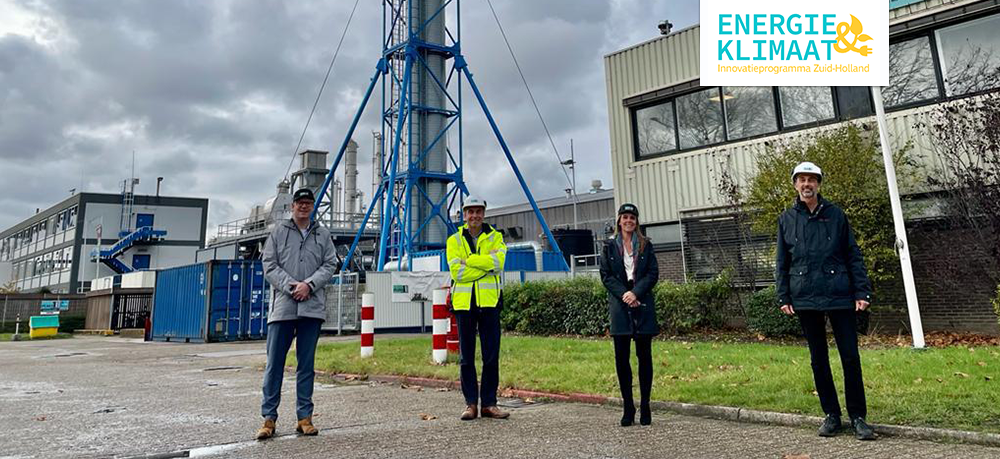 Het team van FLIE bij Plant One Rotterdam.