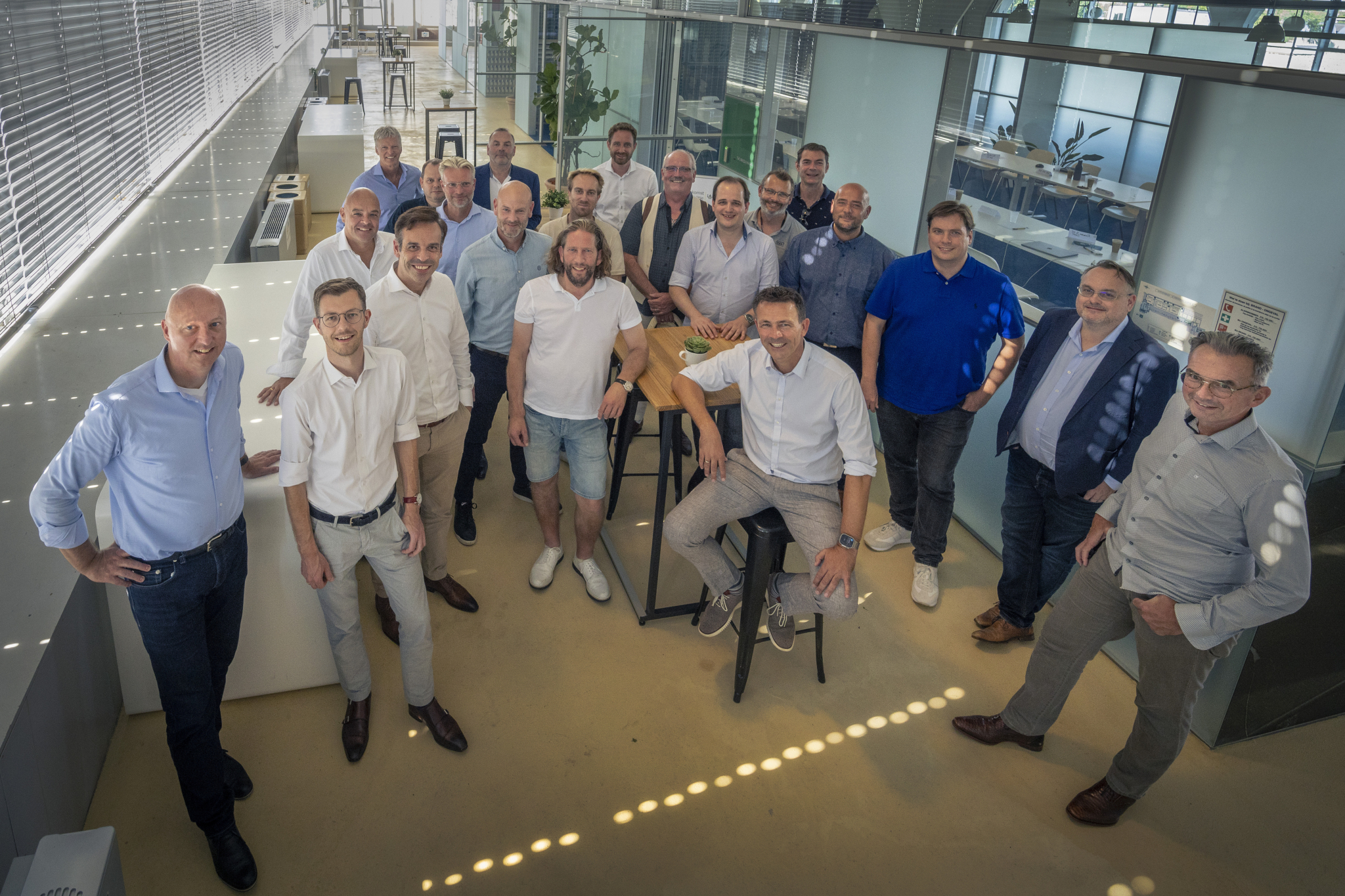 De 'Erasmus onderzeese kabel' marktconsultatiebijeenkomst met 20 leiders uit de industrie.