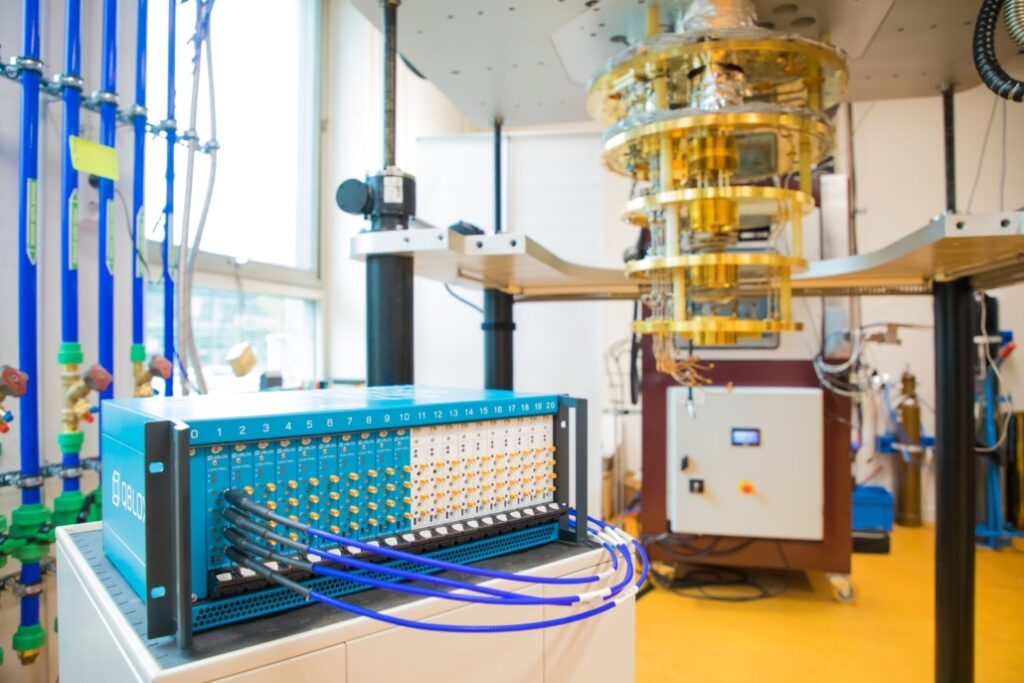 Qblox-Cluster-in-QuTech-lab