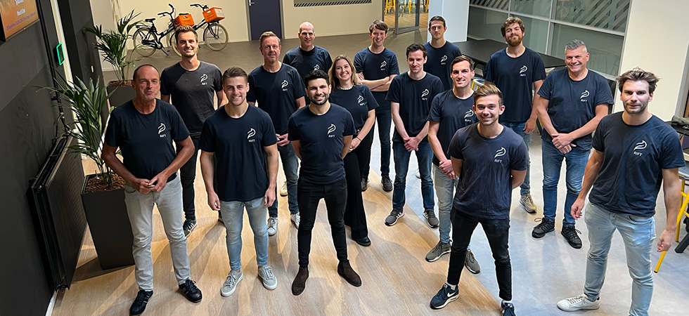 Een foto van het team van RIFT.