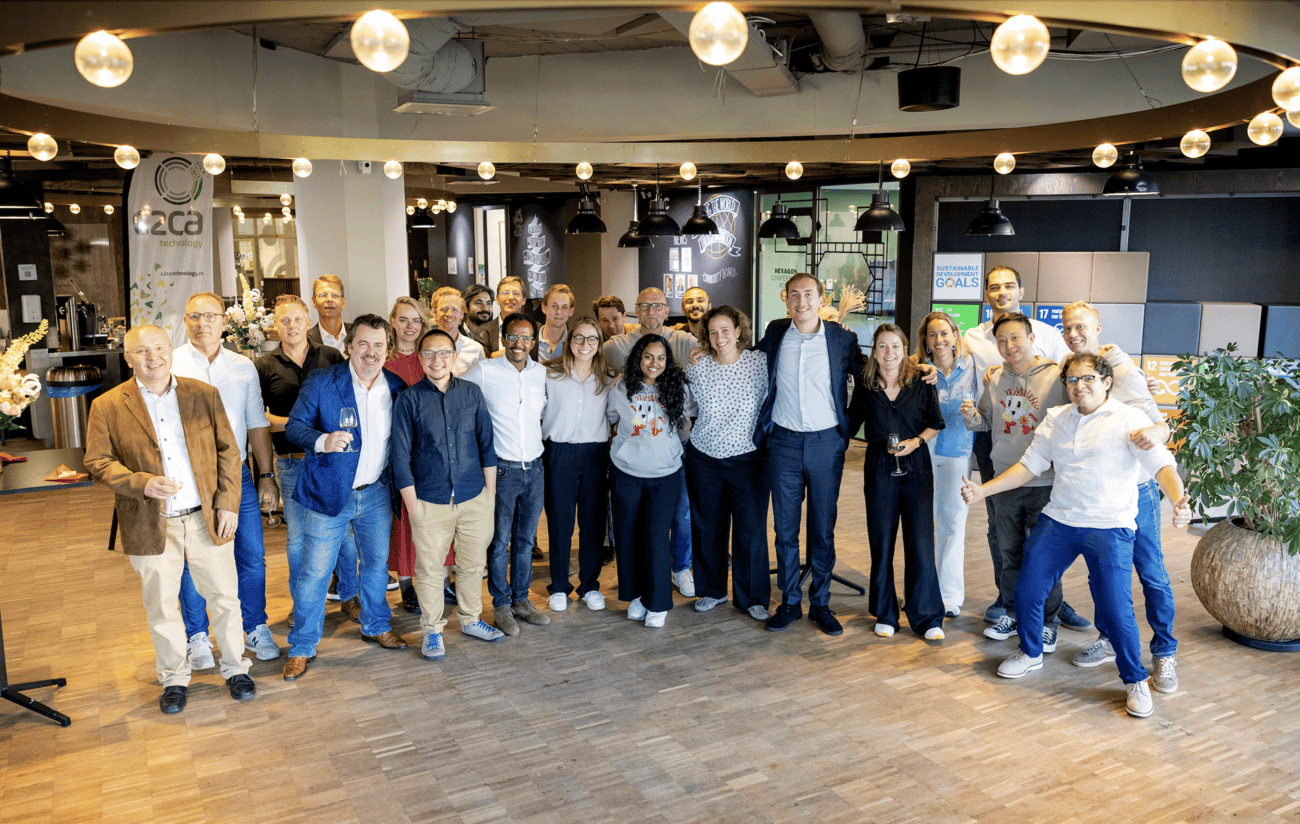 Een groepsfoto van de investeringsgroep everox (C2CA).